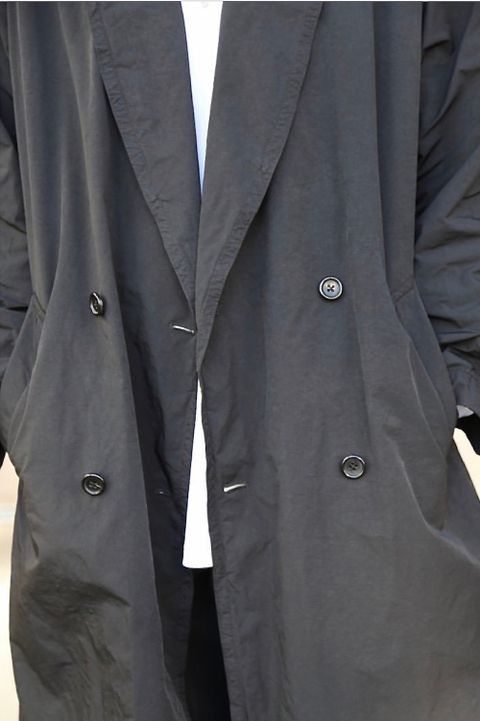 Graphpaper Garment Dyed Shop Coat"BLACK"style.9.22.