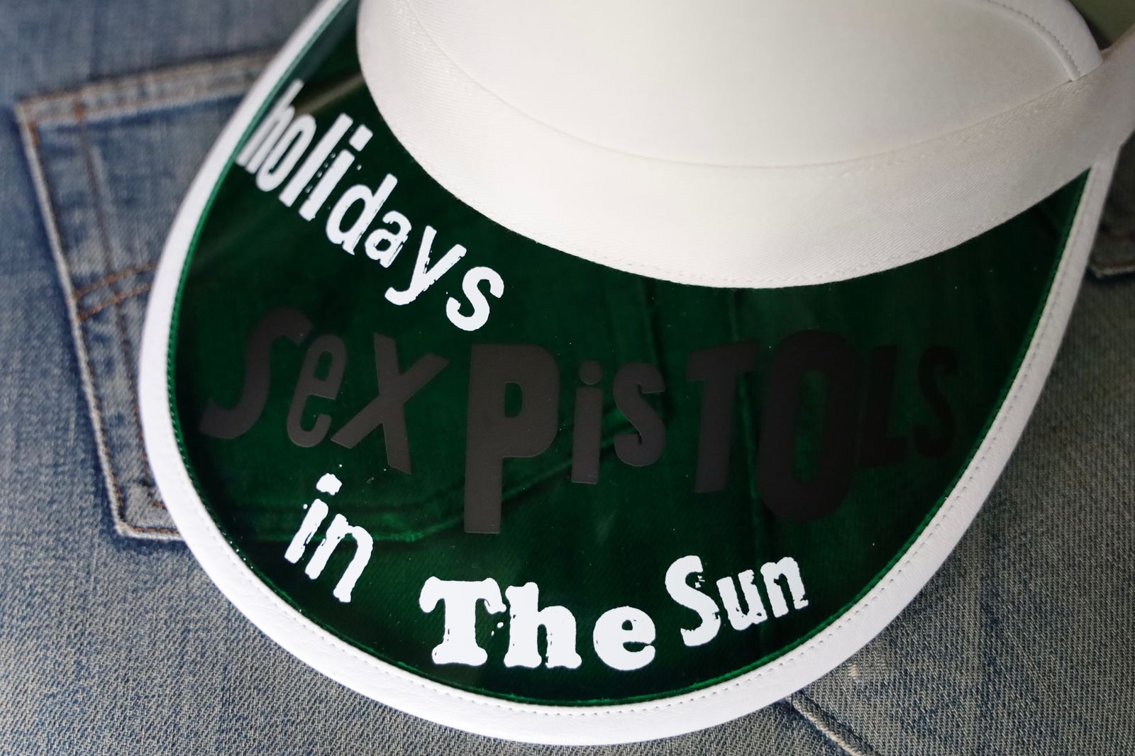 セントマイケル24AW セックスピストルズコラボ HOLIDAYS SP_SUNVISER (SM-YS1-0000-C25)GREEN