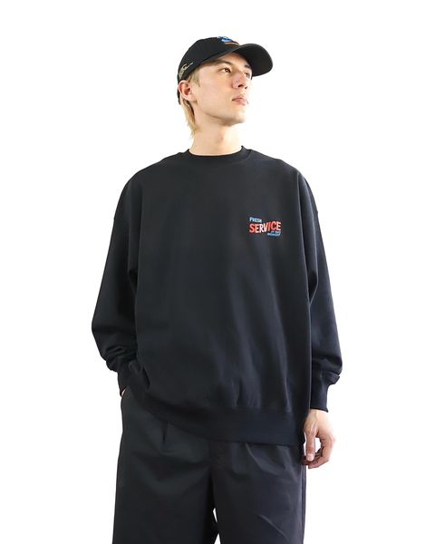 FreshService 24SS CORPORATE PRINTED CREW NECK SWEAT"All Day All Night" style 2024.4.13