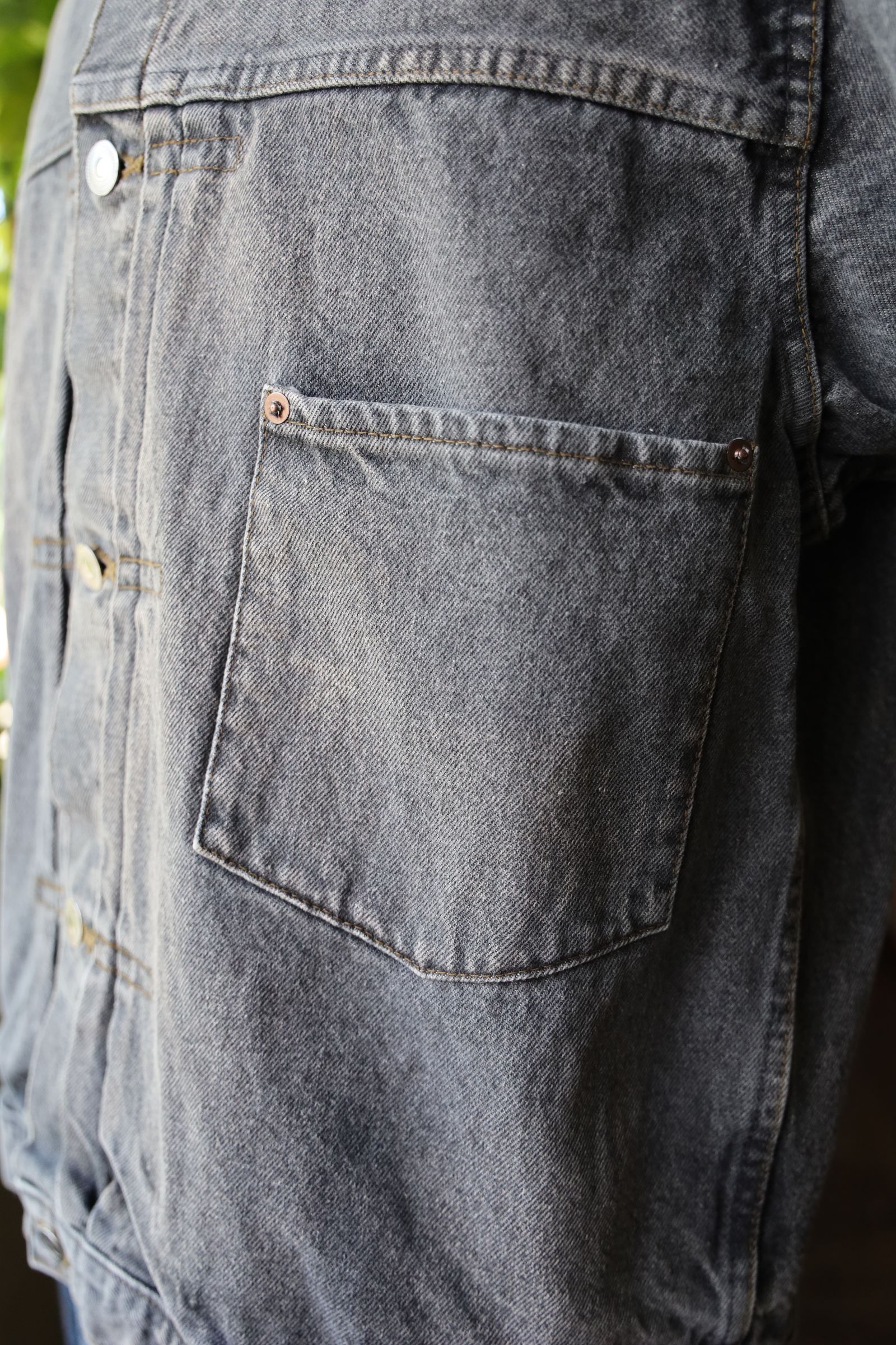 アプレッセ 2025 STYLE2  デニムジャケット Vintage Gray Denim Jacket(25AAP-01-41)GRAY☆7月26日(土)発売！