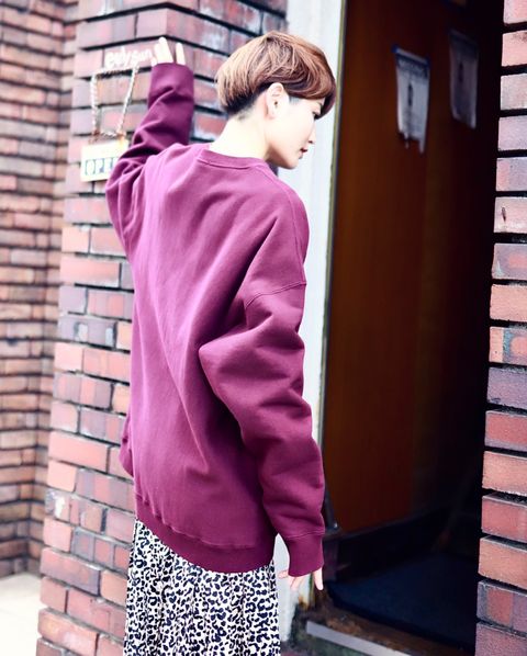 ATON 23SW NATURAL DYED URAKE OVERSIZED PULLOVER style.2023.8.1