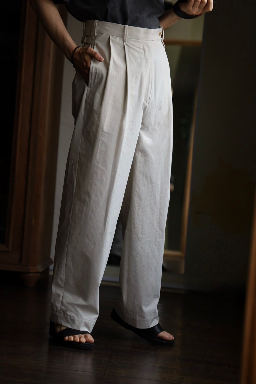 世界の High A.PRESSE Density 6577 | Trousersスタイル Cloth Weather パンツ