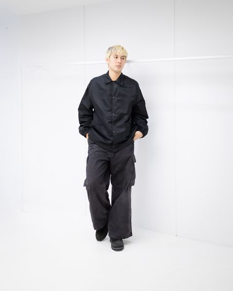 blurhms 26SS Washed Nylon Coach Jacket MARKスタイル！