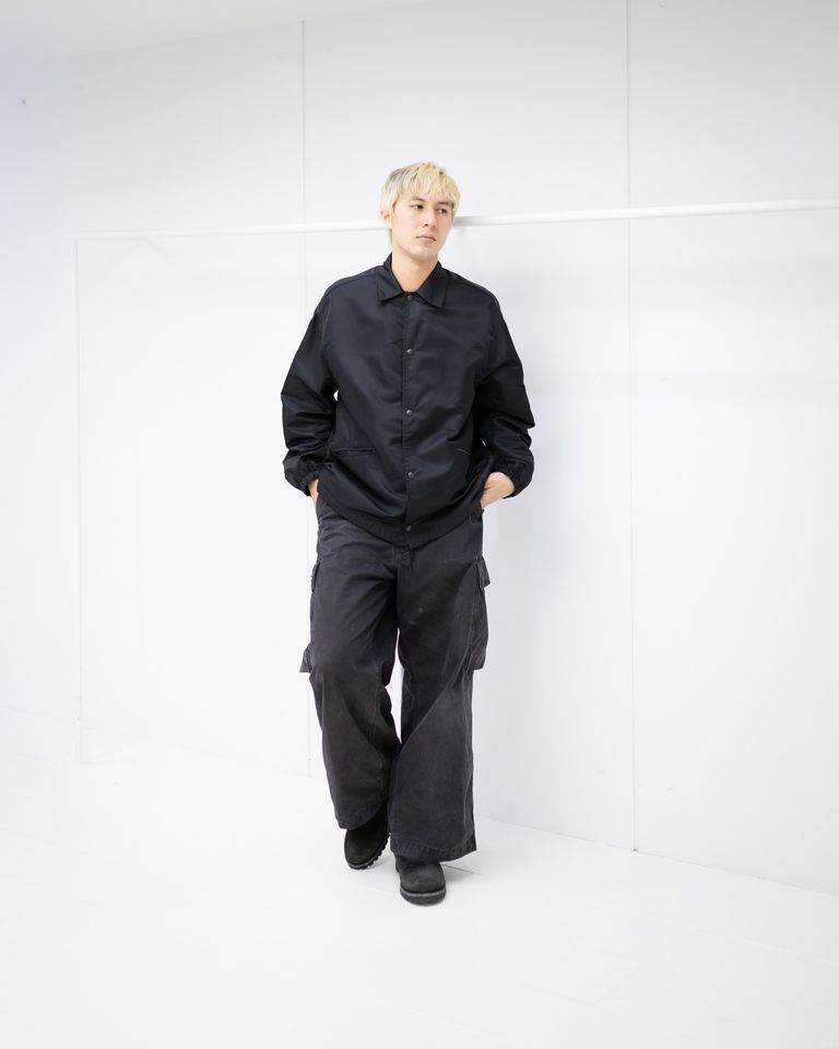 blurhms 26SS Washed Nylon Coach Jacket MARKスタイル！