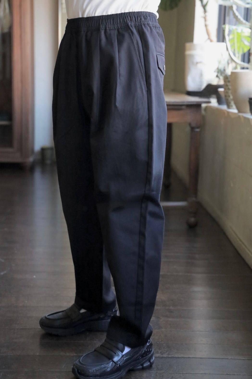 フレッシュサービス CORPORATE EASY CHINO PANTS(FSC253-40093B)BLACK☆8月2日(土)発売！