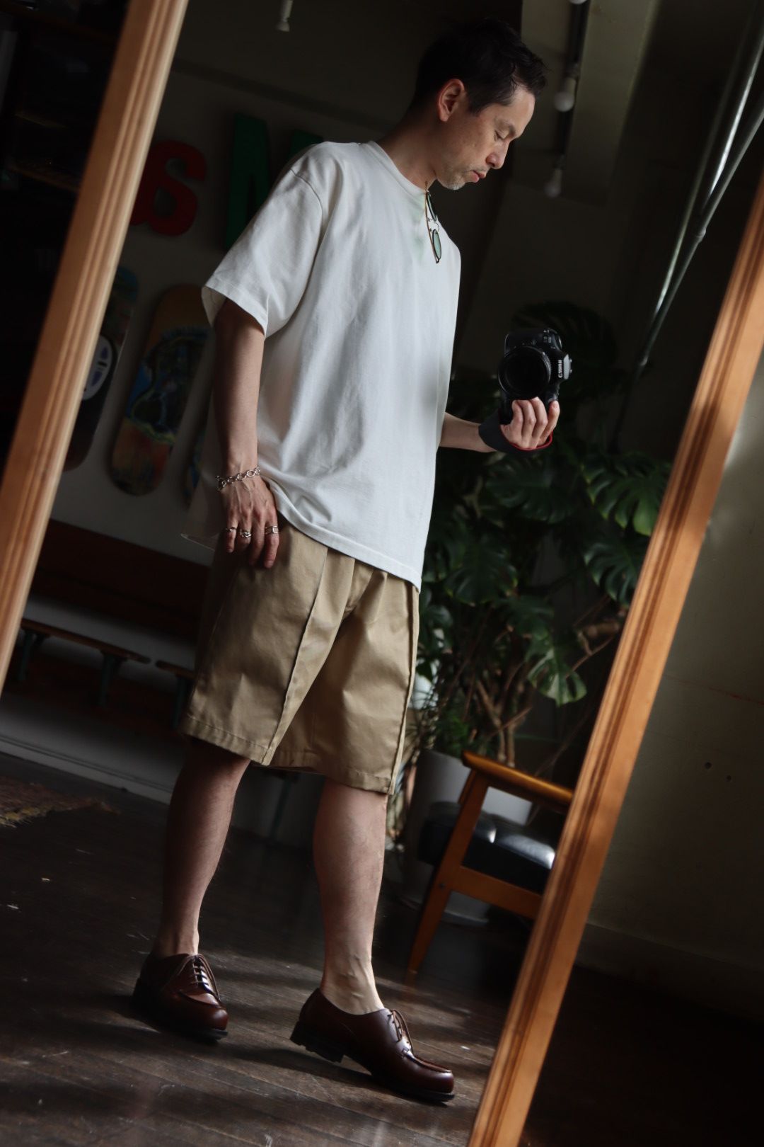 A.PRESSE US ARMY Chino Shorts-