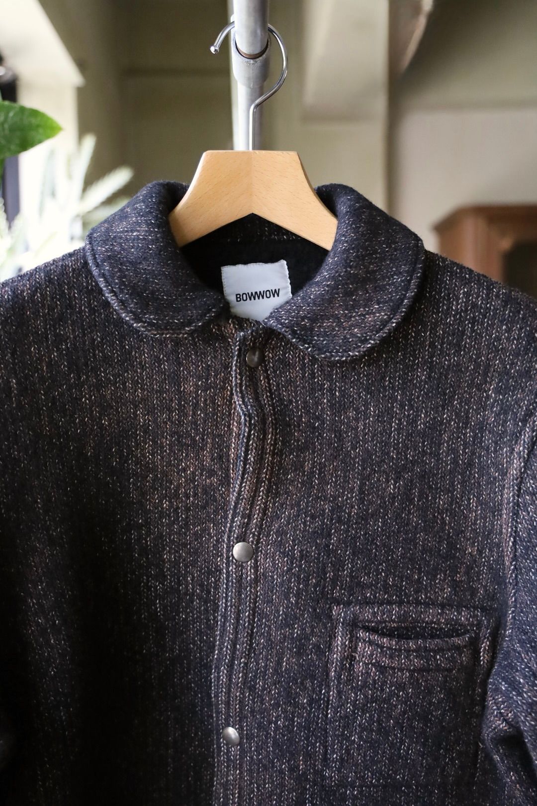 BOW WOW 25FWバウワウ  ジャケットB CLOTH JACKET AGED(BW252-BCJ) AGED MIXED BLACK