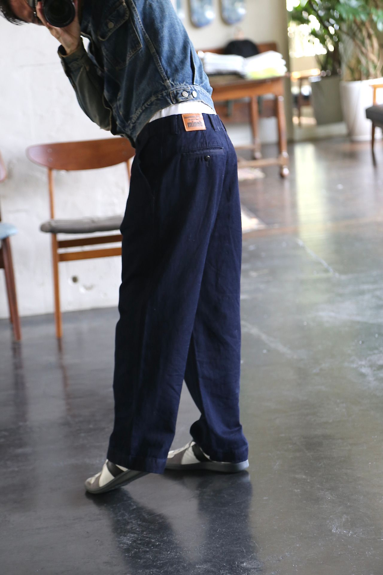 JUNYA WATANABE COMME des GARCONS MAN リネンワークデニムパンツstyle.2021.6.29.