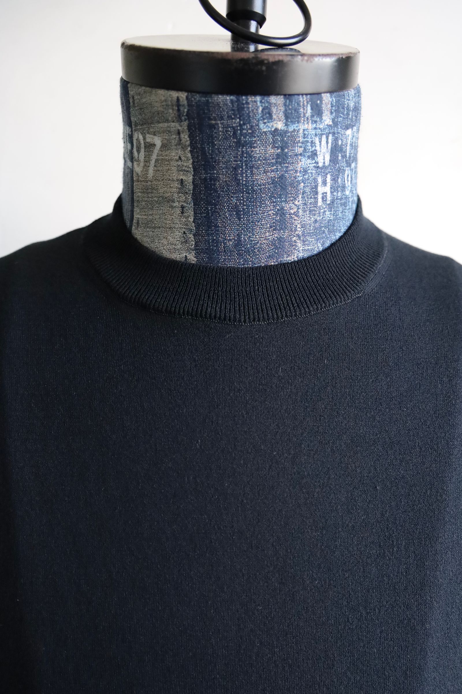アプレッセ High Twisted Cotton S/S T-shirt (25SAP-03-05K) BLACK