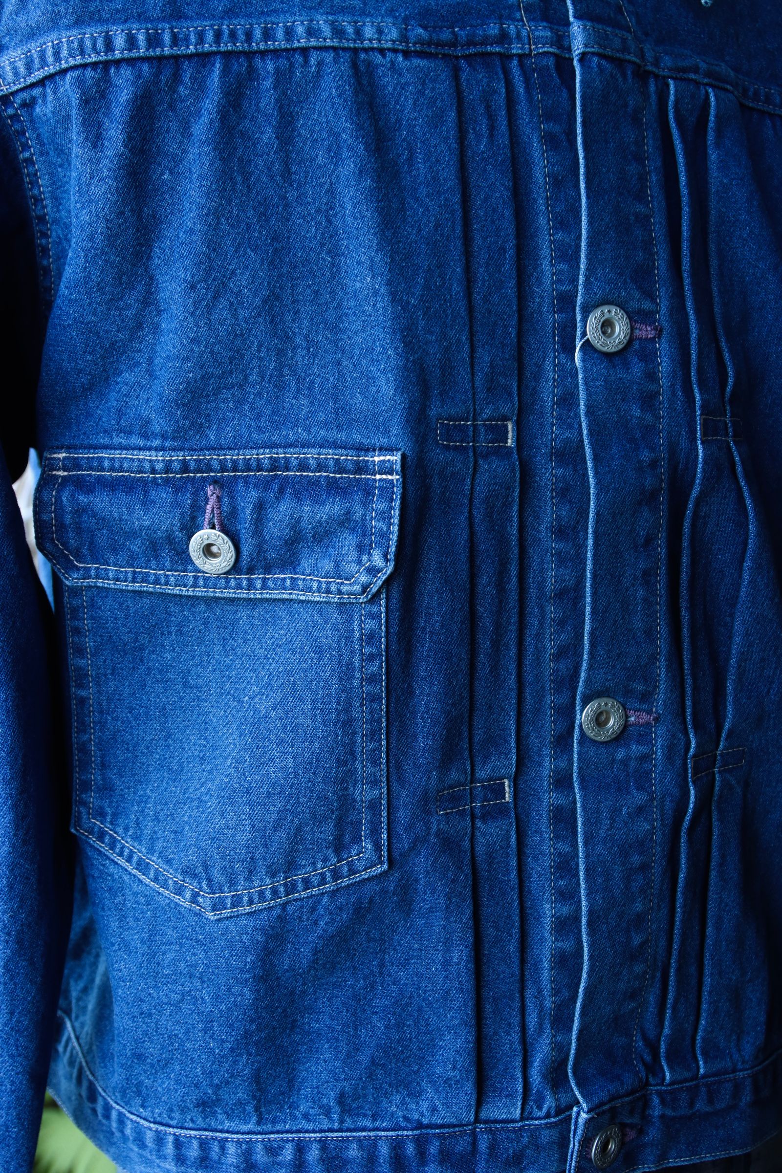 ファウンダ 25SS DENIM TRACKER JACKET(015D251007)ONE WASH