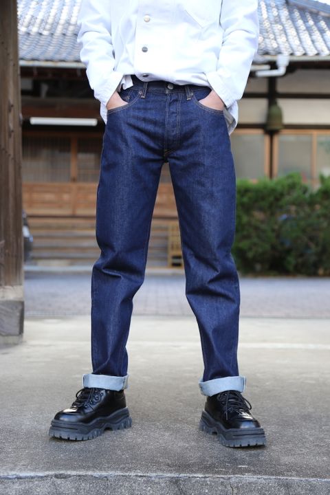 CIOTA 本藍スビンコットン13.5ozストレートデニム"NAVY" style 2020.12.25.