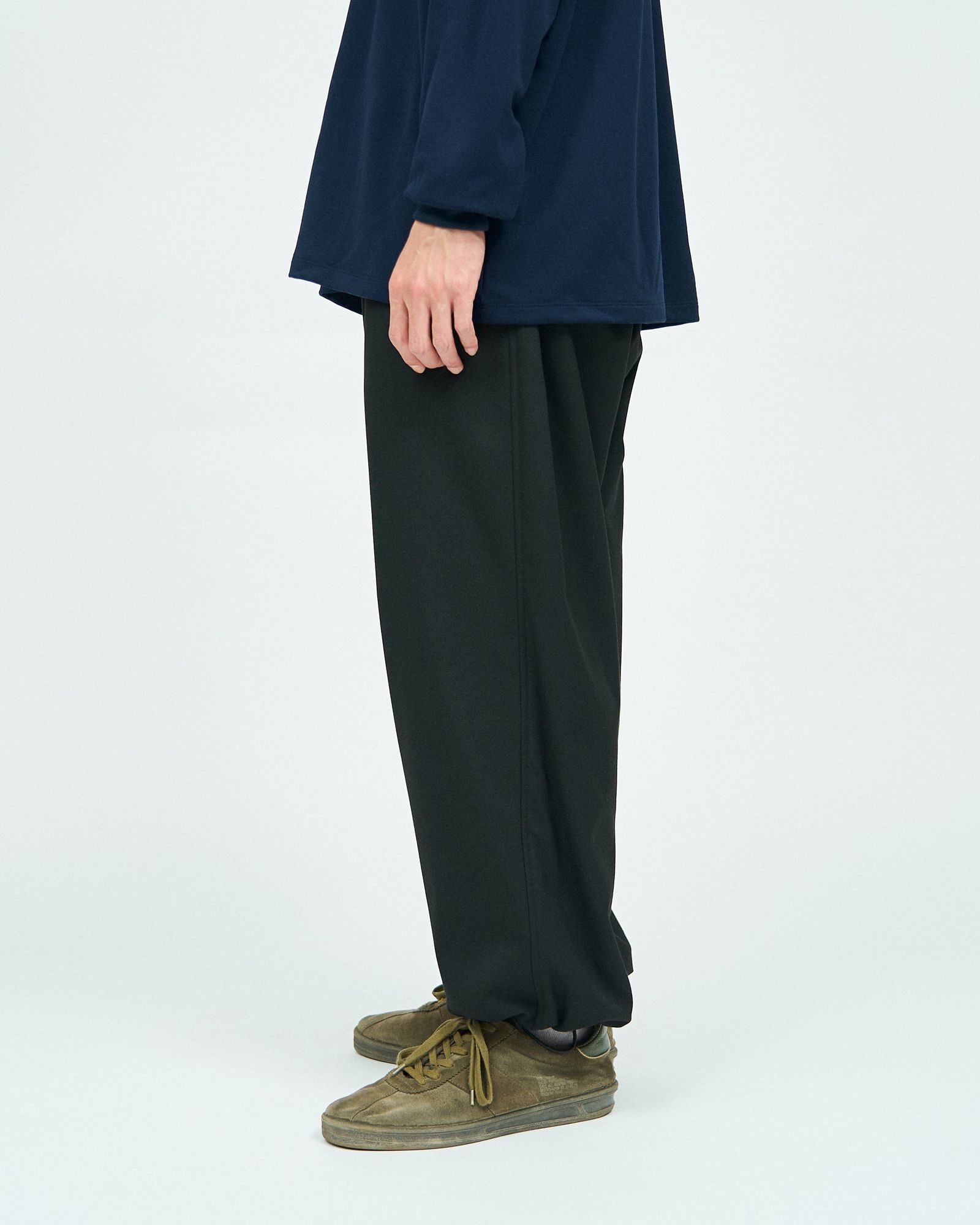 フレッシュサービス WARM CLOTH TRACK PANTS w/Octa (FSC243-40175)BLACK