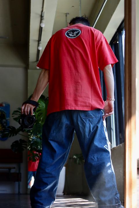 セントマイケル Tシャツ S.CIRCLE TEE"RED"スタイル
