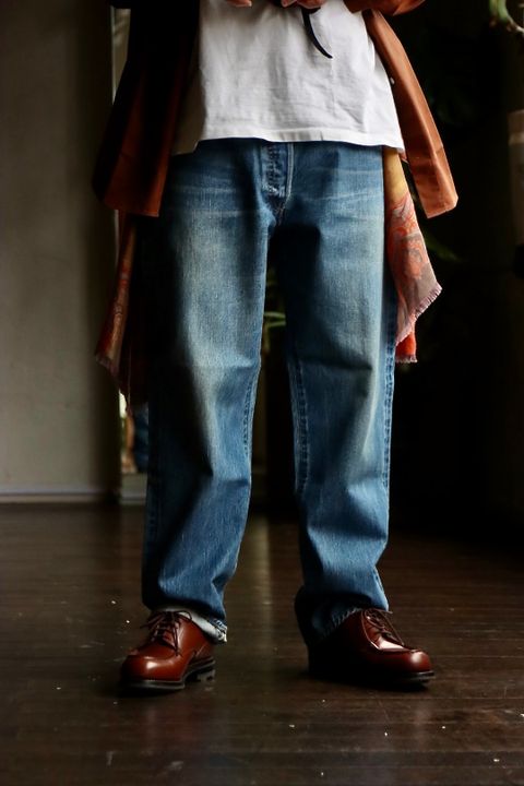 A.PRESSE 23SSデニム Washed Denim Pants E(23SAP-04-24H)BLEACHスタイル