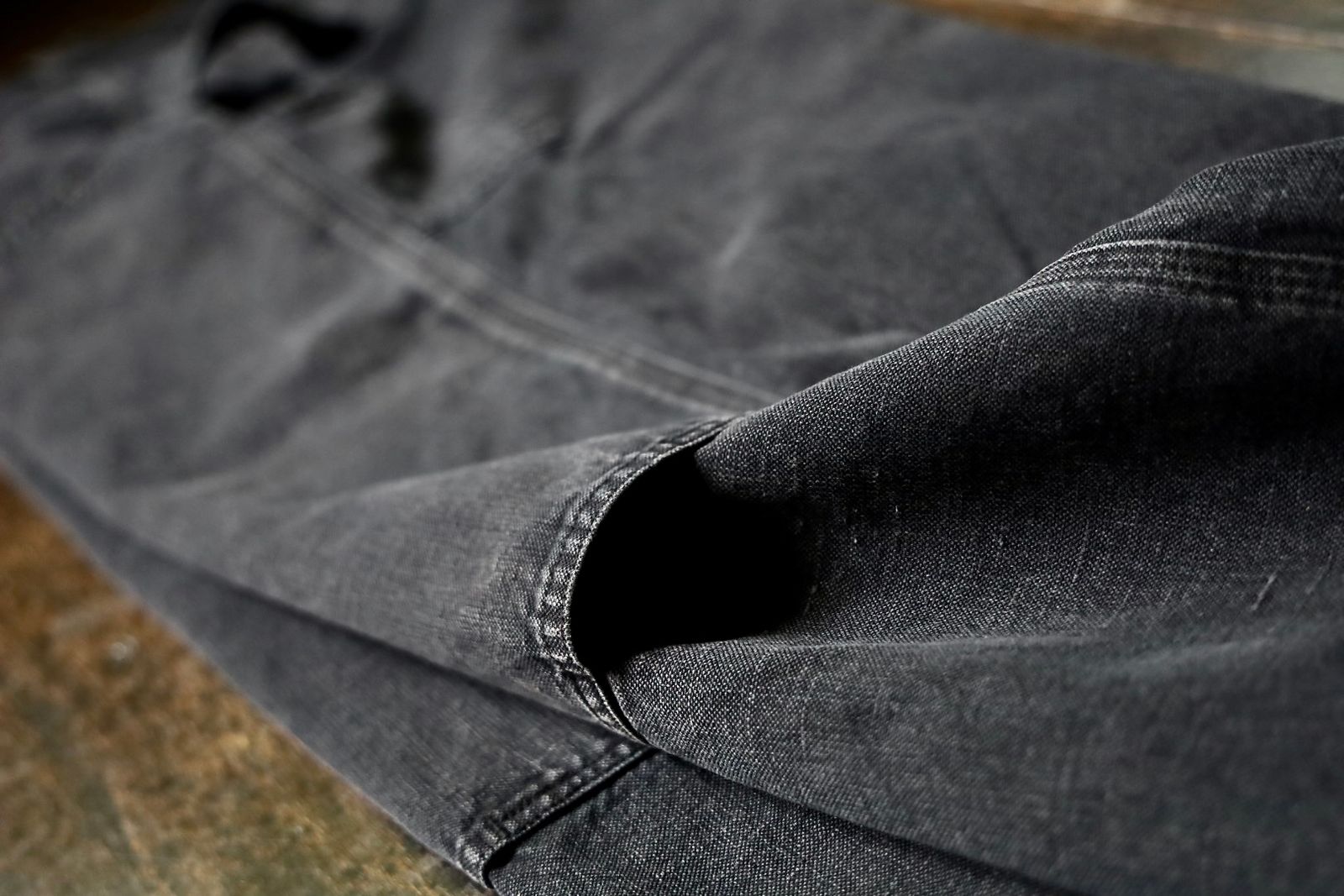 Silk Hemp Double Knee Pants( 24AAP-04-10H )BLACK7月27日(土)発売！