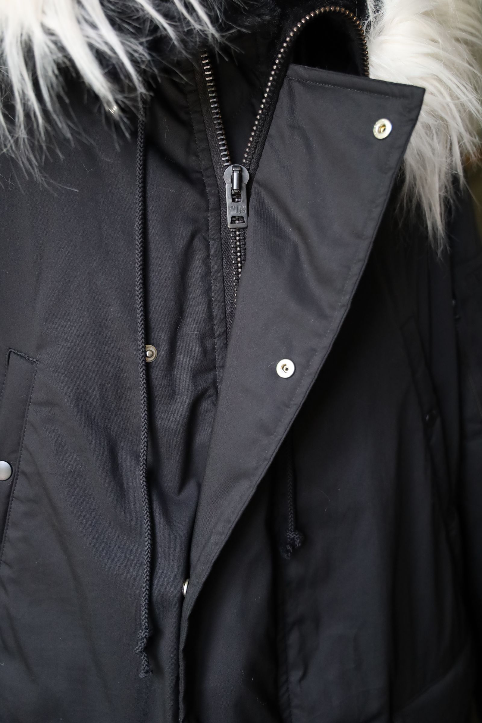 グラフペーパー24AW Solotex Twill Flight Coat(GU243-10297B)BLACK