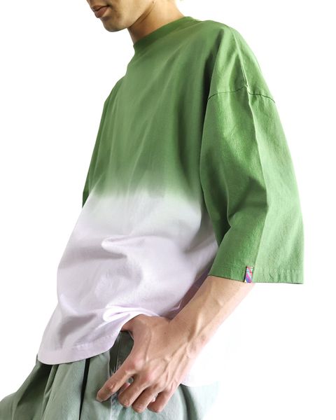 is-ness 24SS GRAMICCI for is-ness HORIZON OVERDYE T-SHIRT style 2024.4.20