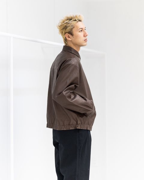 SEDAN ALL-PURPOSE FW25 Synthetic Leather Jacket(BROWN) 9月20日(土)新作発売！