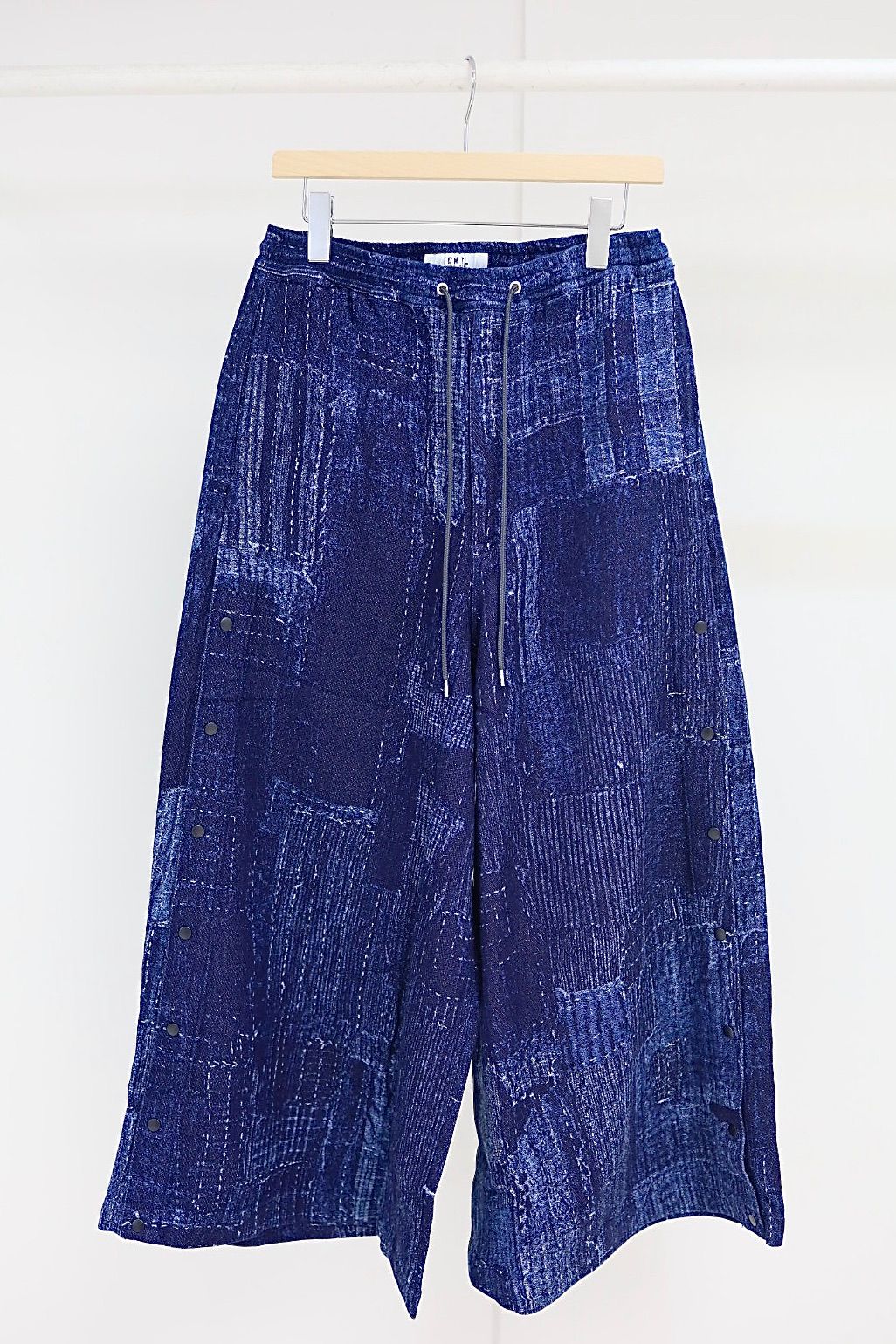 ファンダメンタル 26SS BORO SIDE BUTTON HAKAMA PANTS RINSE (FA26PN17R) INDIGO☆新作発売！