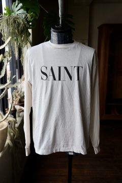 セントマイケル25SS SAINT 666 LS TEE(SM-HR8-0000-035)WHITE