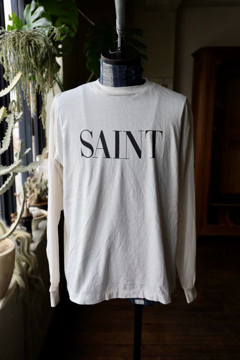 セントマイケル25SS SAINT 666 LS TEE(SM-HR8-0000-035)WHITE