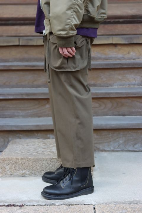 doublet VEGETABLE DYED MA-1(22SS13BL132) style.2022.1.19.
