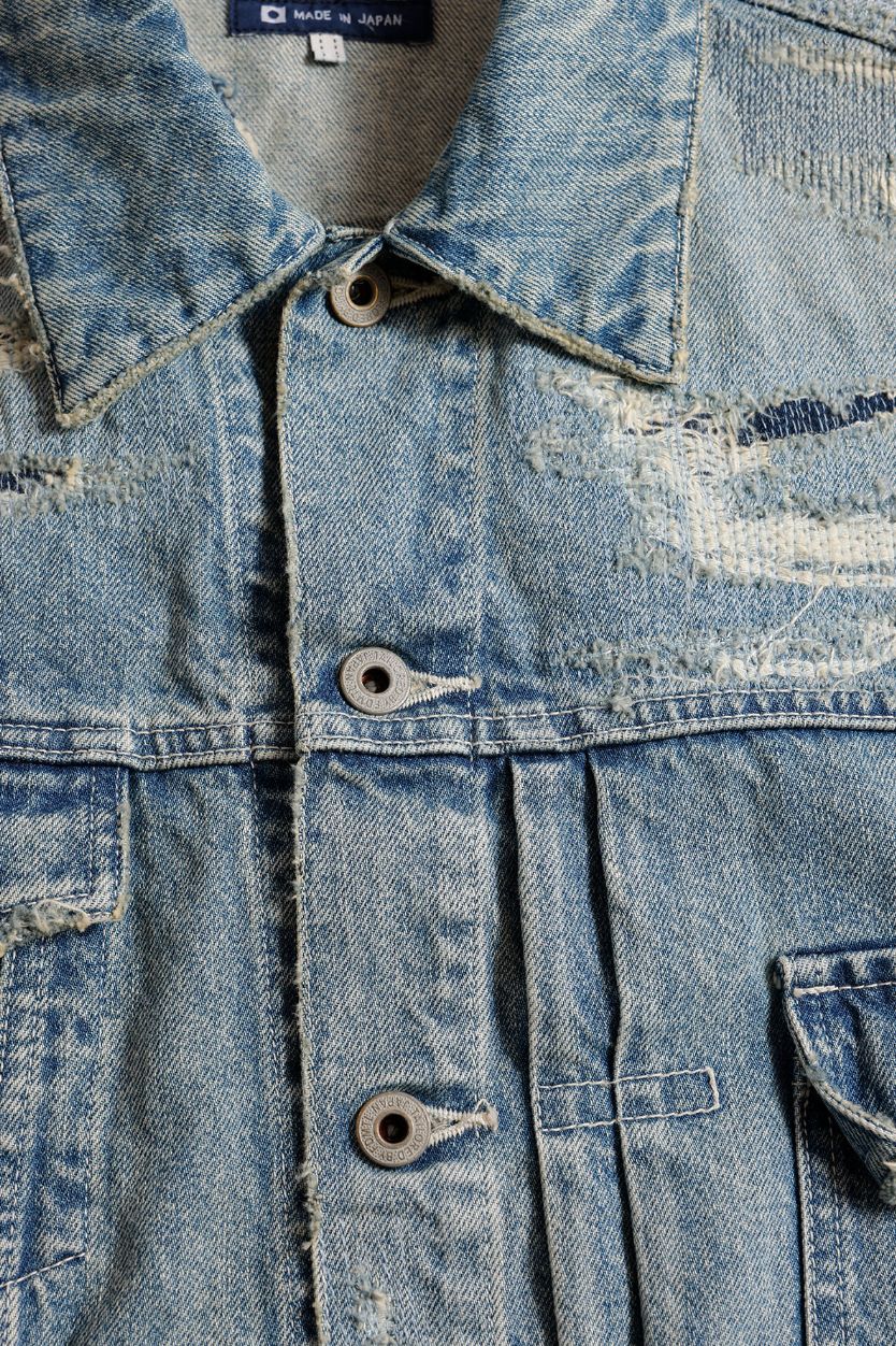 ファンダメンタル デニムジャケット DENIM JACKET 7YR WASH (FA25-JK13H)INDIGO