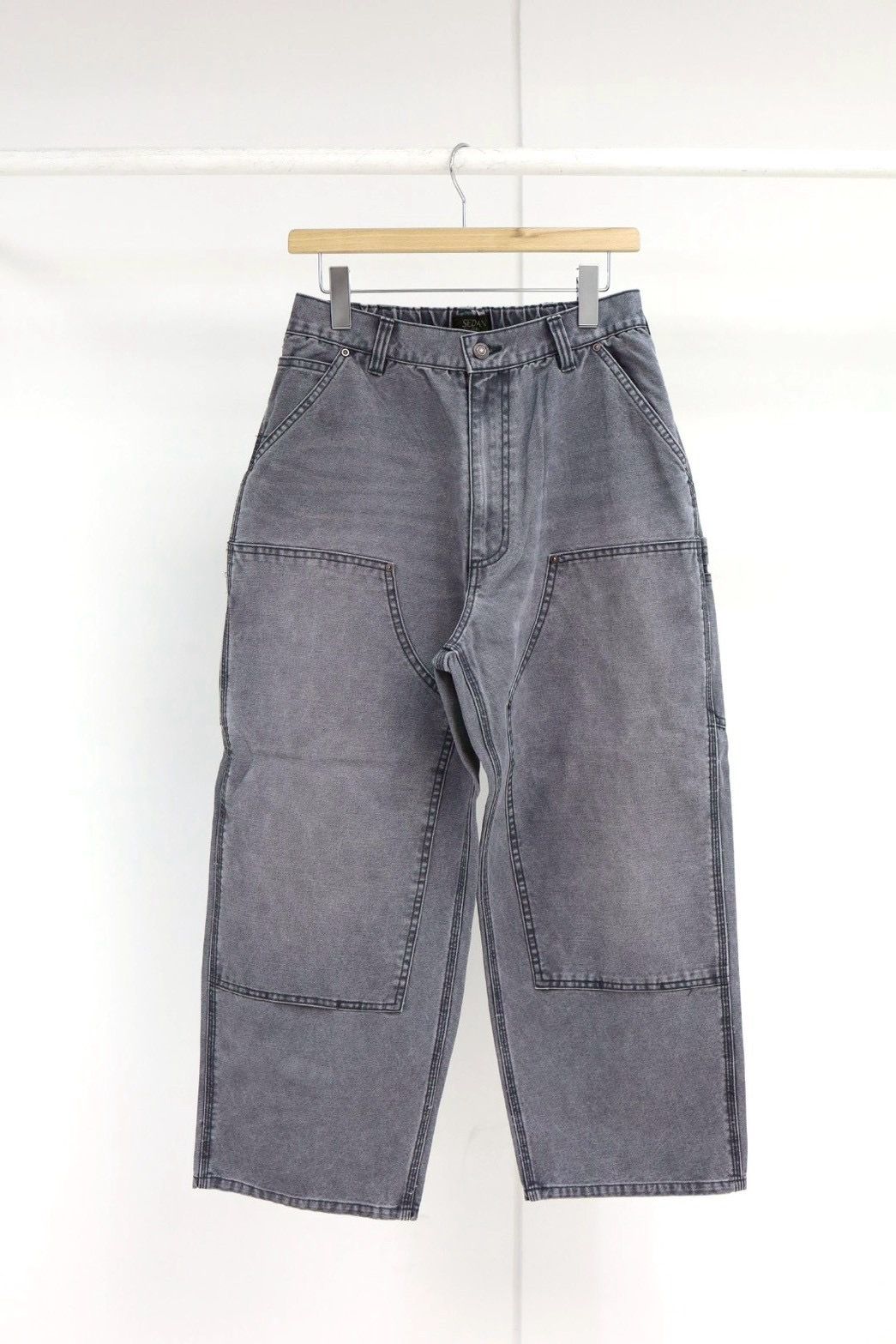 セダンオールパーパス 26SS Vintage Washed Double Knee Pants(SD26S-PT04)Grey☆3月7日(土)発売！