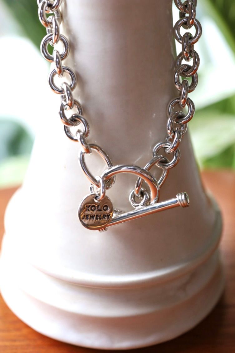 XOLO JEWELRY ブレスレット / Round Link Bracelet -8mm-(XOB023)SILVER925⭐︎新作発売！
