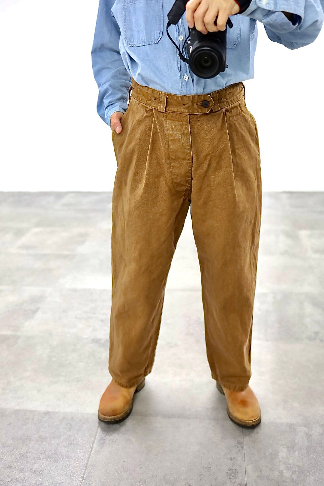 Gurank グランク パンツ Railway pants (2554)CAMEL★新作発売！