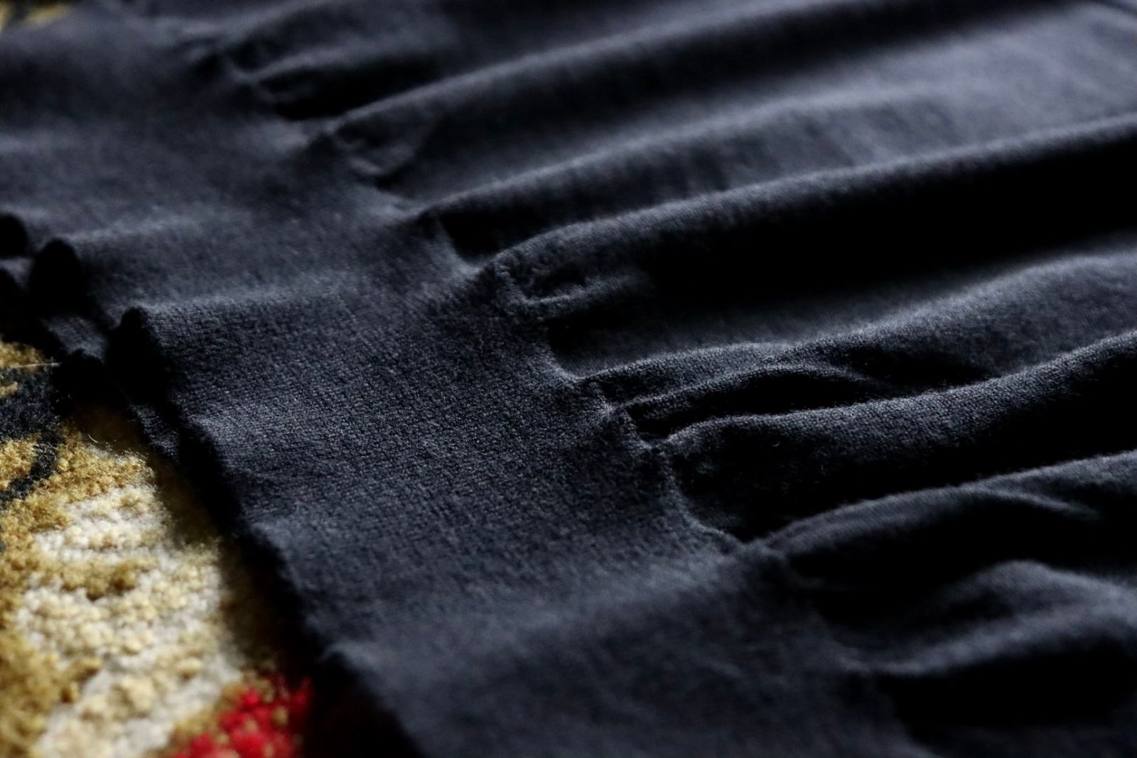 アプレッセ23AWニット Cashmere High Gauge Turtleneck Sweater(23AAP-03-05H)BLACK☆9月16日(土)発売