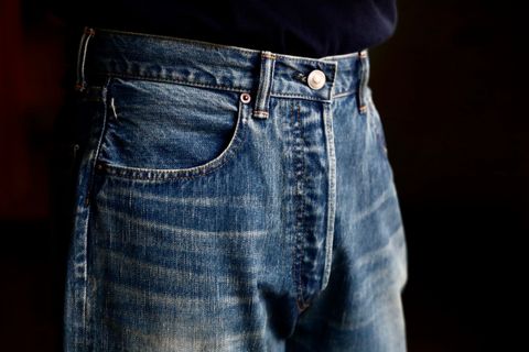 A.PRESSE Washed Denim Pants E スタイル