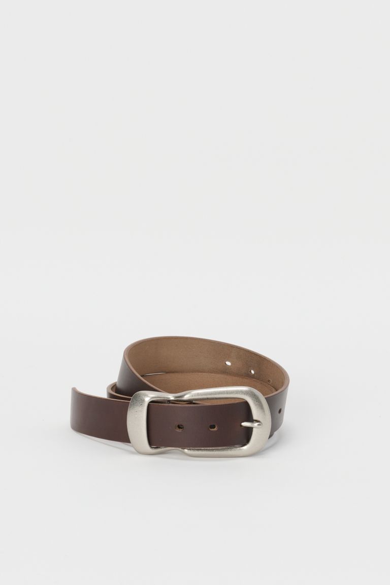 Hender Scheme - エンダースキーマ 22秋冬 Settler's belt 35mm qn-rc-sb3 dark brown/AS |  mark