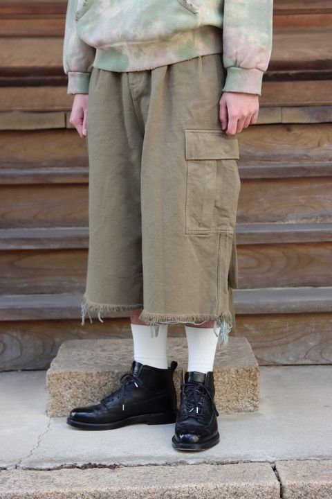 doublet WASTE VEGETABLE DYED HOODIE(22SS28CS209) style.2022.1.15.