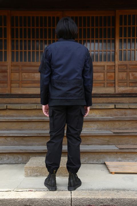 JUNYA WATANABE CDG MAN ウールラミートロ×ウールトロ×綿リネンカルゼブルゾン style.2021.3.7