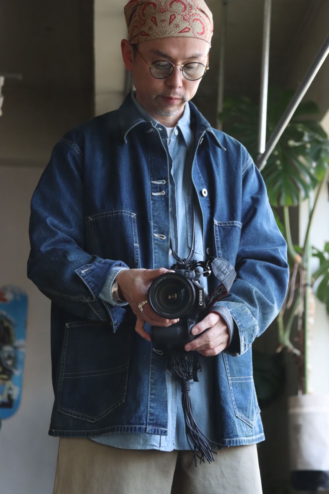 アプレッセ23SSデニムシャツ Washed Chambray Shirt(223SAP-02-01H)INDIGO