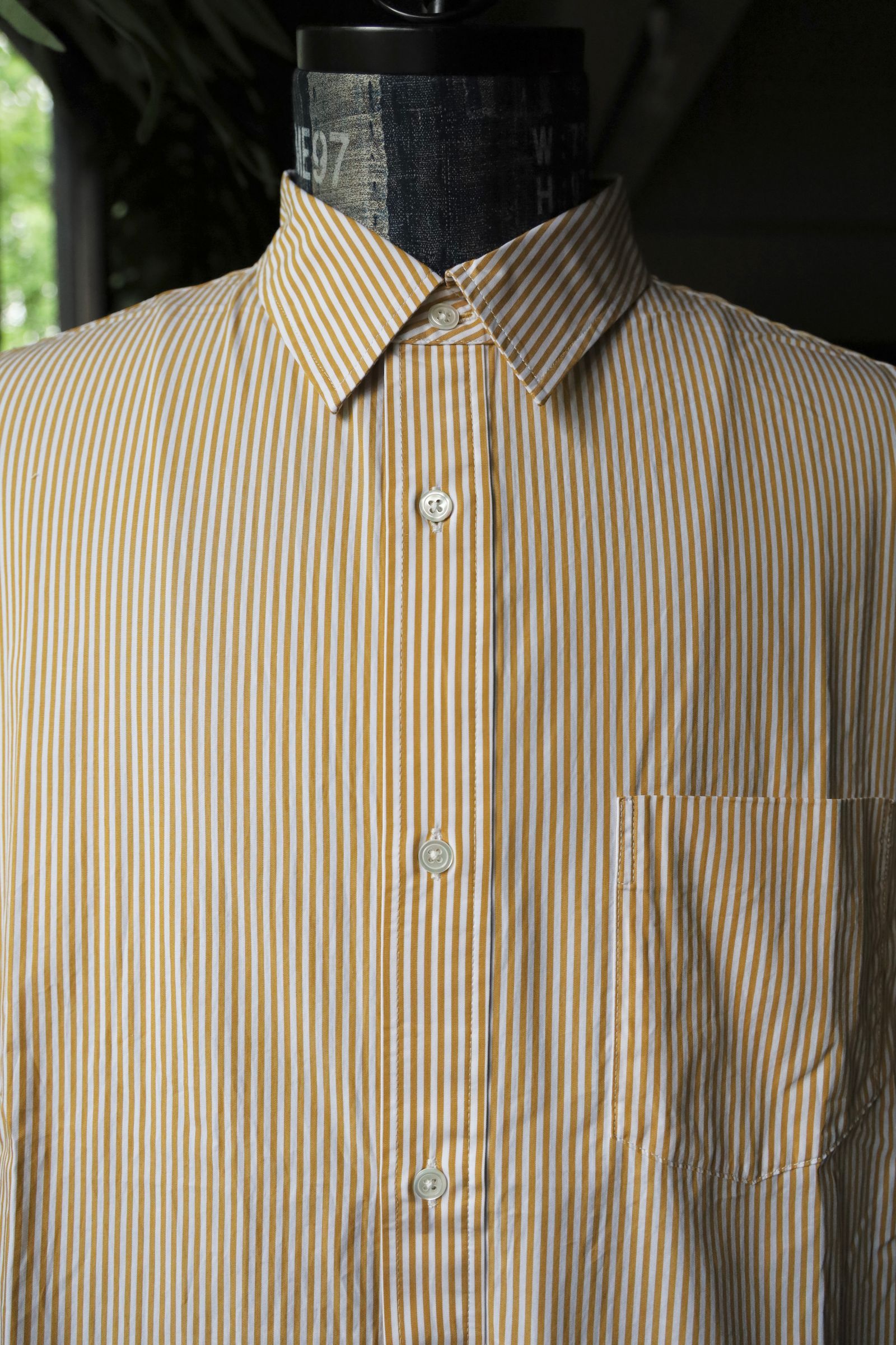 フレッシュサービス CORPORATE UNIFORM S/S SHIRT(YELLOW STRIPE)