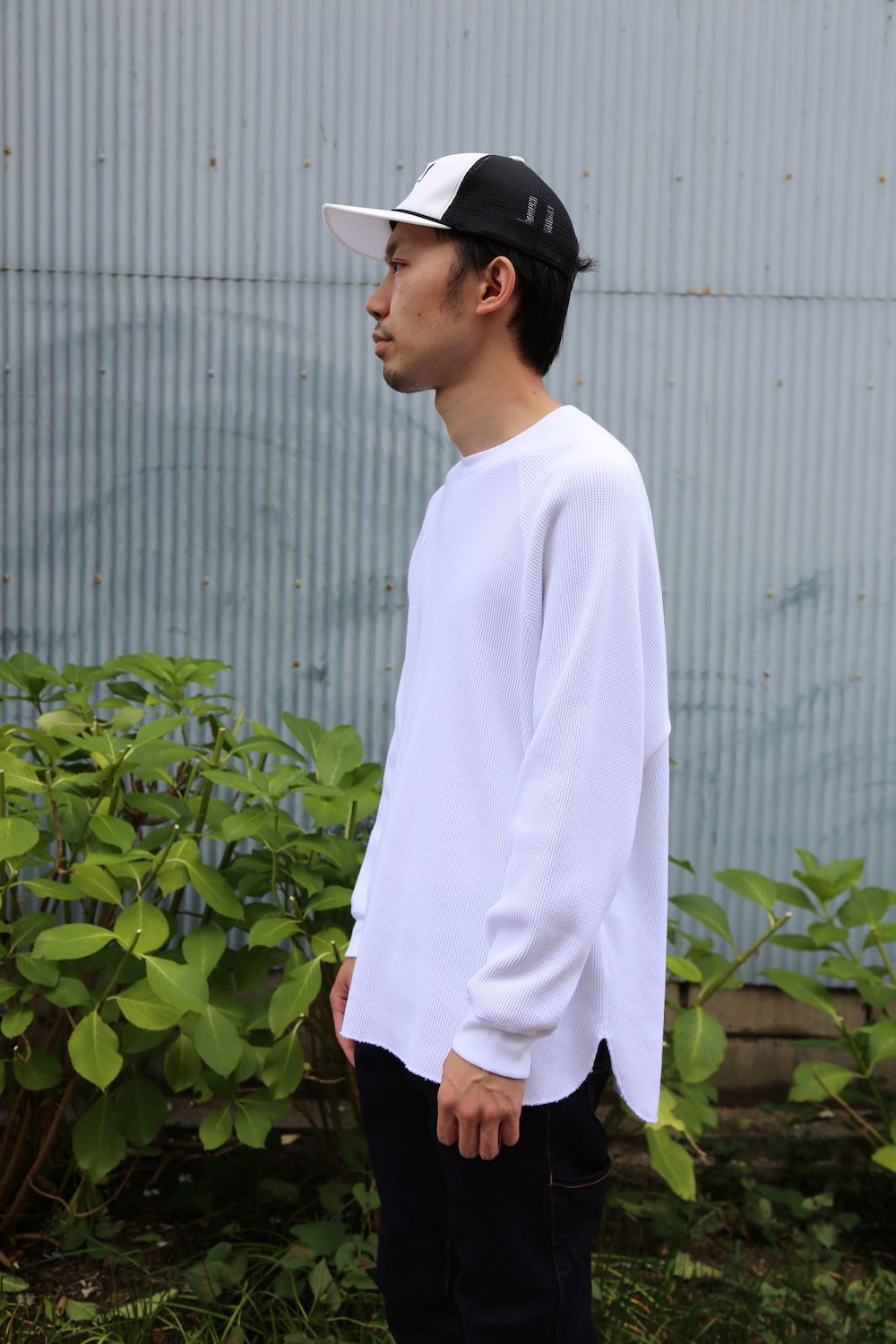 Graphpaper◇20AW/Waffle L/S Tee/2/コットン/BLK/GM203-70139B | www