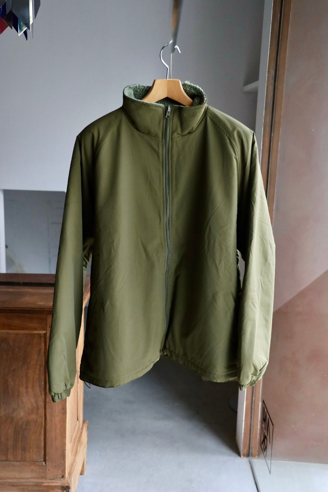 イズネスミュージック 25AW DUB REVERSIBLE FLEECE JACKET (IMP6_26_DBJK01)KHAKI☆新作発売！
