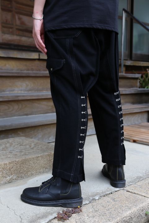 yohji yamamoto Y-ホック付きPフラノ PANTS(HX-P32-118) style.2021.7.11