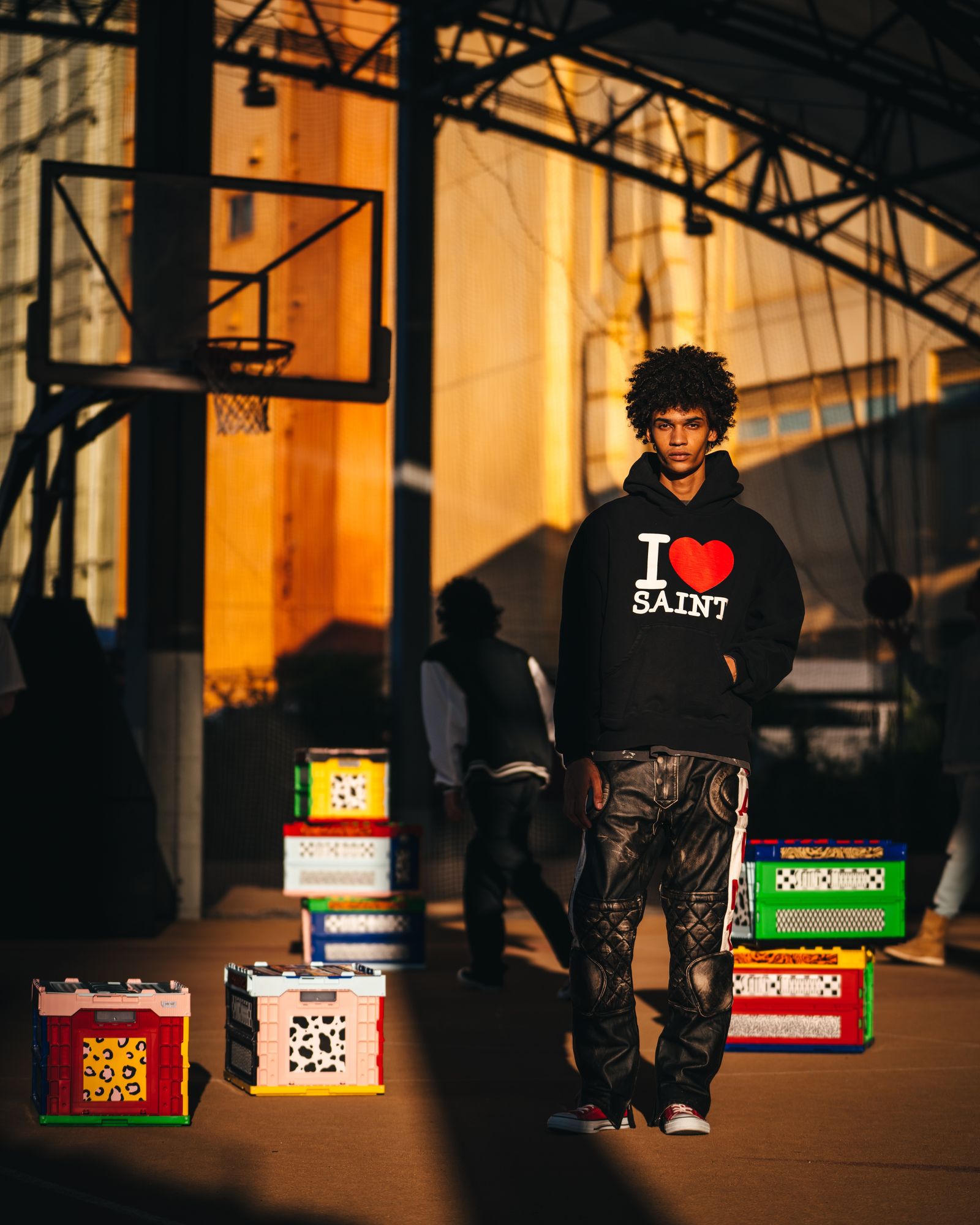 セントマイケル 26SS I LOVE SAINT HOODIE(SM-MK8-0000-057)BLACK★1月10日(土)発売！