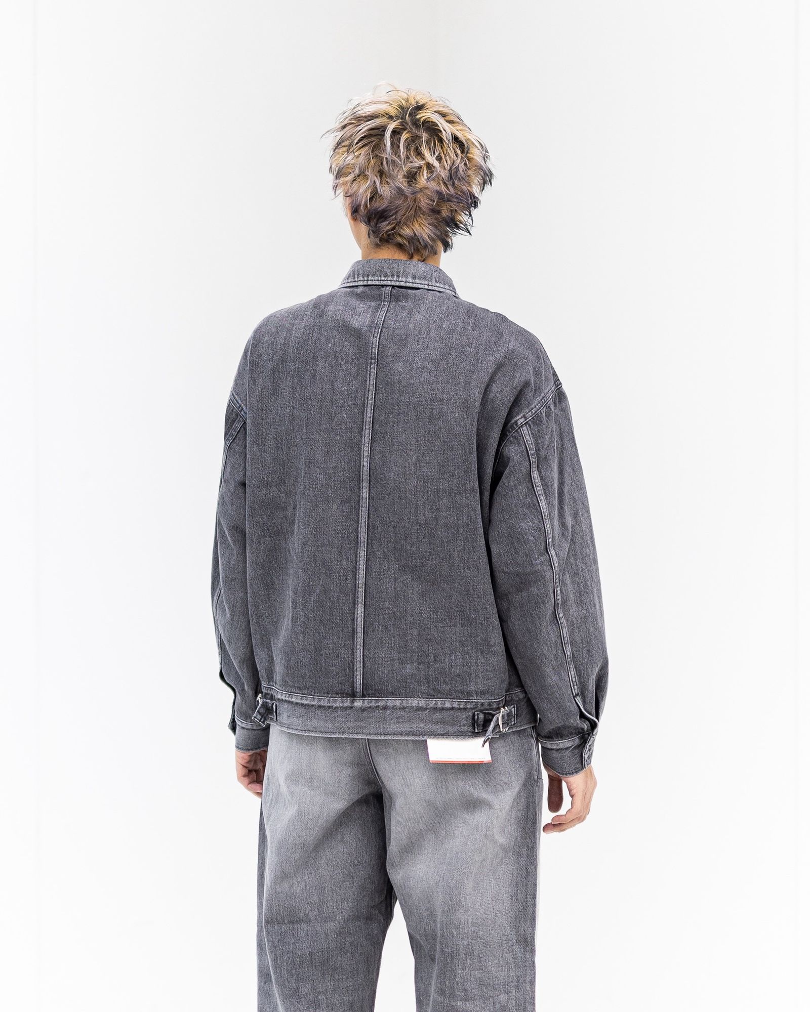 グラフペーパー Selvage Denim Zip Jacket(GU261-20056LB) BLACK_LIGHT FADE★1月24日(土)発売！