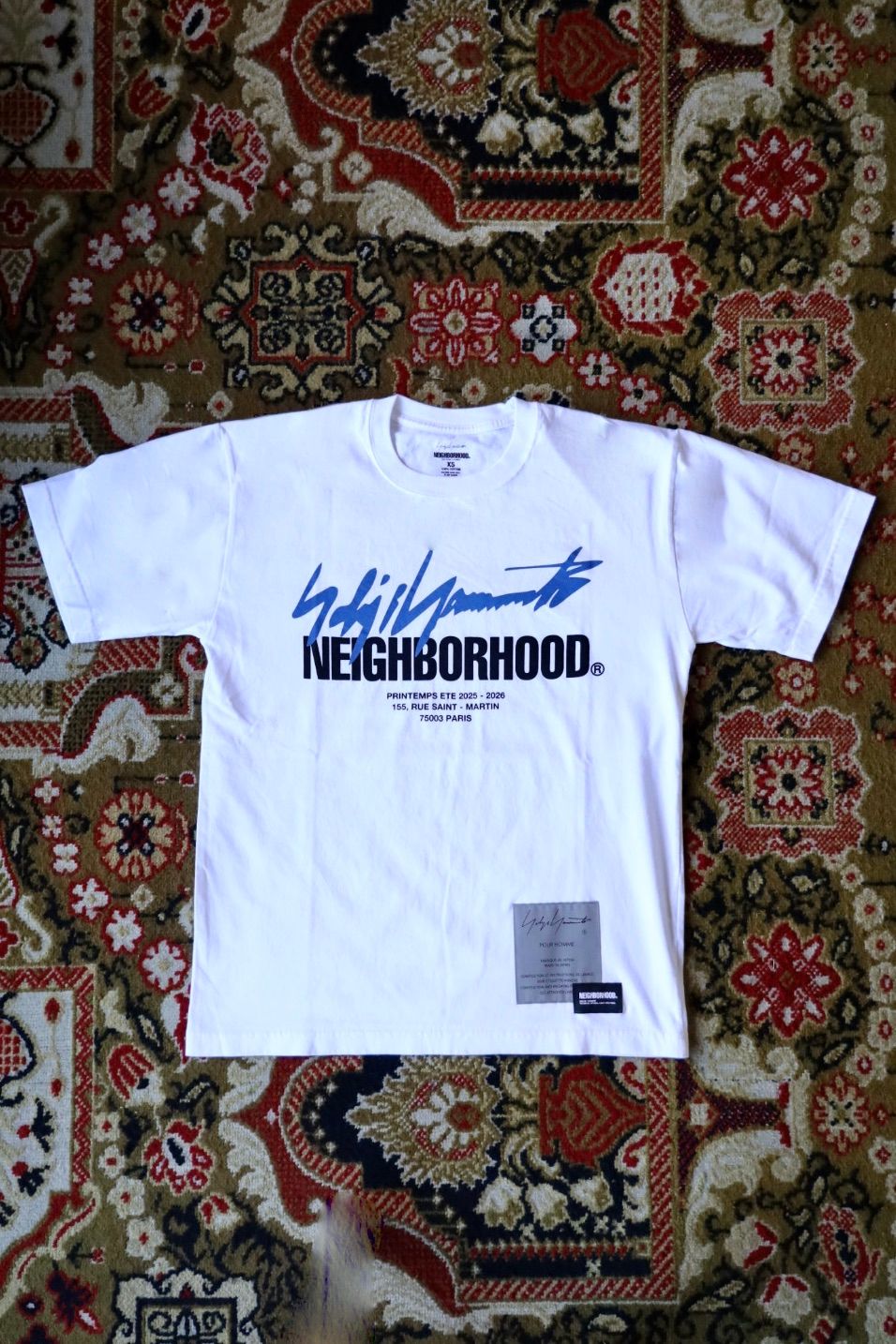 Yohji Yamamoto × NEIGHBORHOOD TEE SS-2(HK-T97-997)WHITE★12月6日(土)発売！