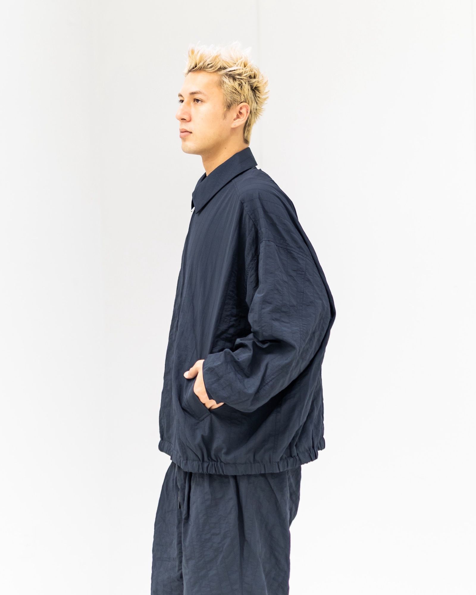 S.F.C 25FW エスエフシー STITCHED NYLON SWING TOP(SFCFW25J04)D.Navy☆9月20日(土)発売！