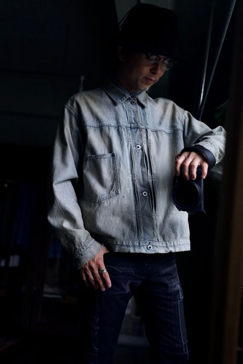 JUNYA WATANABE MANパッチワークMIXデニムパンツスタイル.2024.8.19.