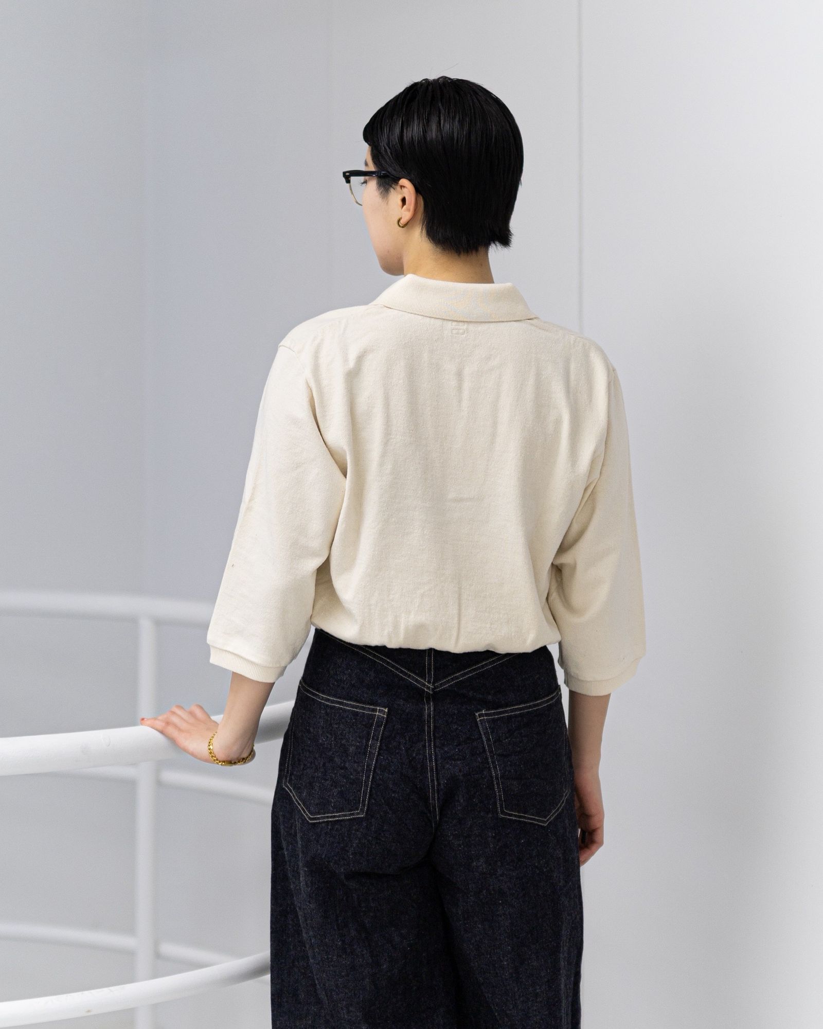 blurhms Co/Silk Nep Skipper Cropped Sleeve STYLE 2026.03.26