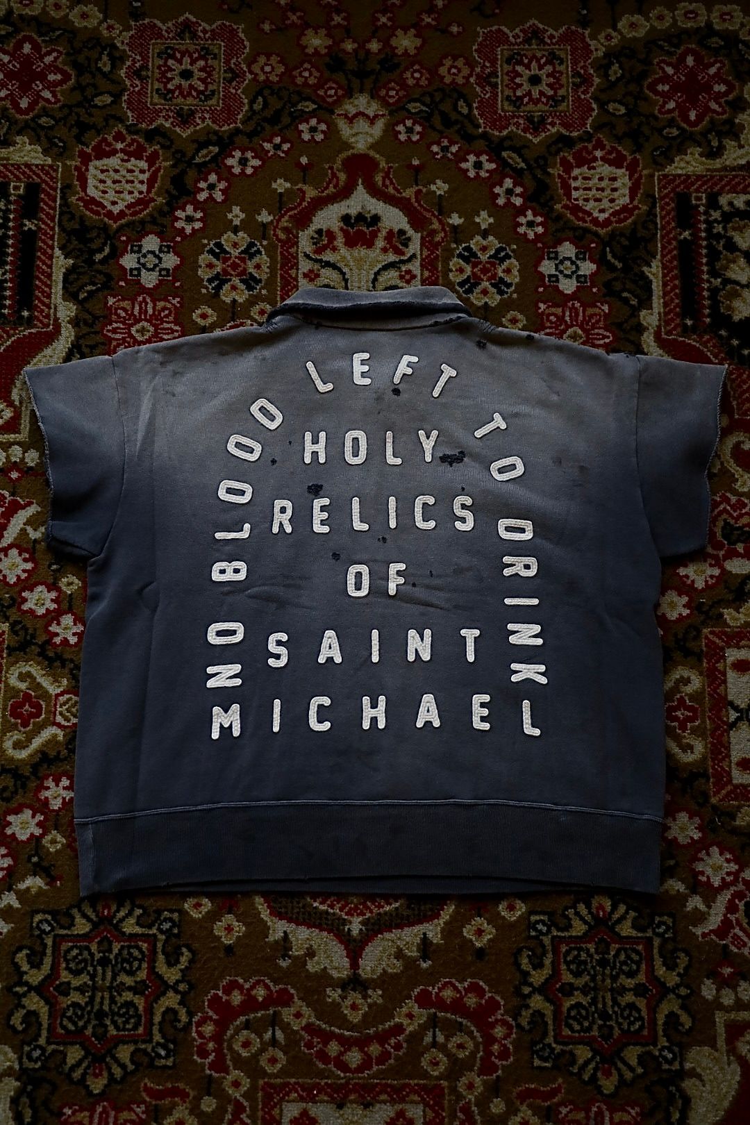 セントマイケル 26SS SAINT HALF ZIP SWEAT(SM-MK8-0000-052)CHARCOAL☆4月11日(土)発売！