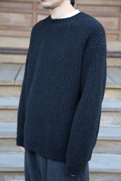 YOKE 3WAY BAL COLLAR SHARE COAT"BLACK"Style.2020.10.24.