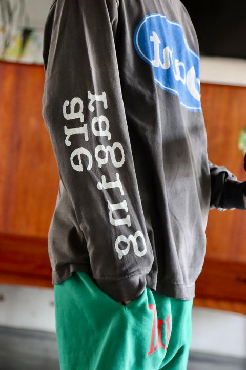 ©SAINT M×××××× LS TEE TWAR"BLACK"style.