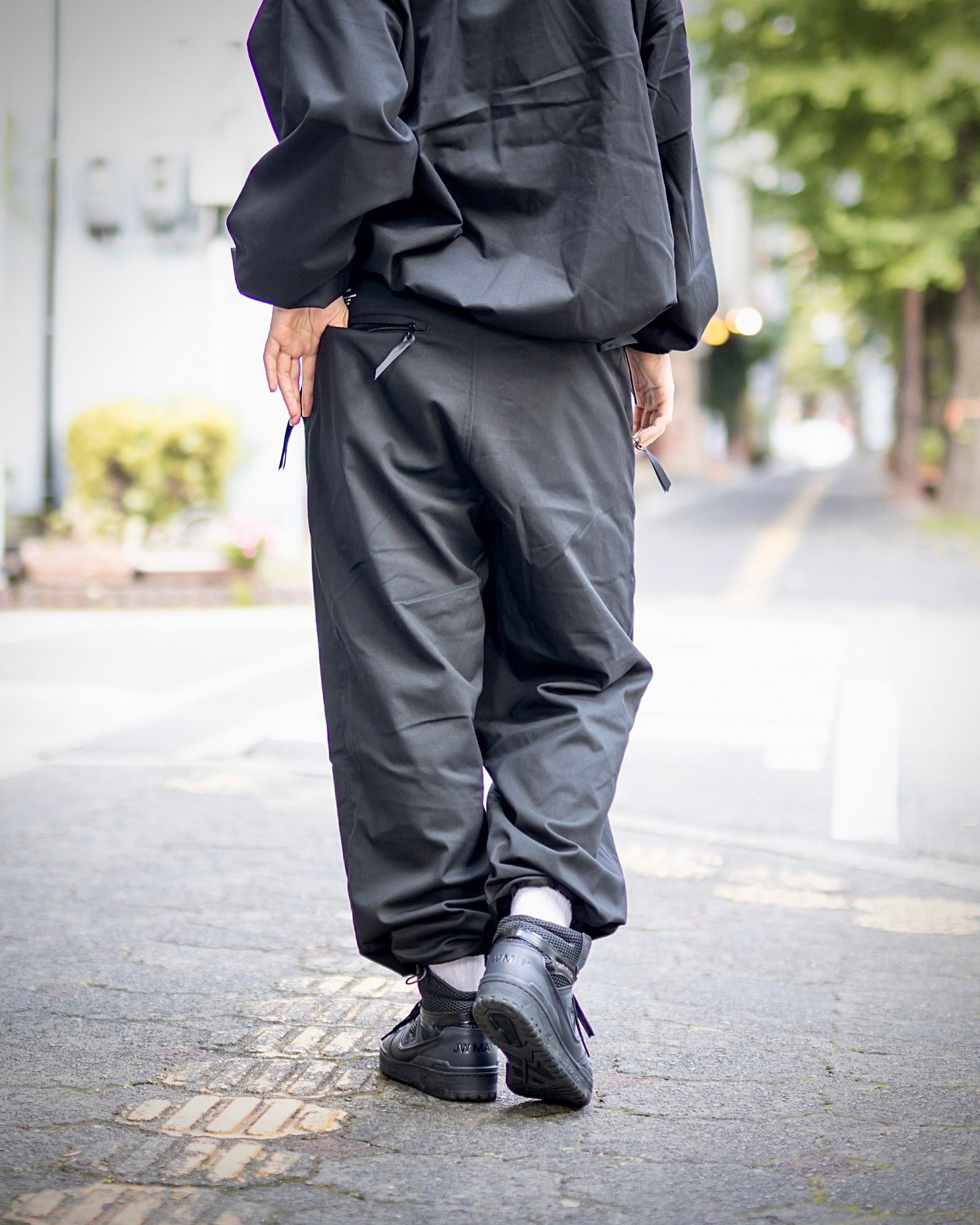 フレッシュサービス WARM CLOTH TRACK PANTS w/Octa (FSC243-40175)BLACK